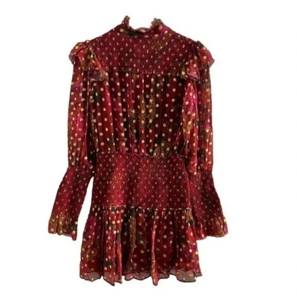 Farm Rio Banana mini dress NWOT XS B433 - Picture 4 of 4